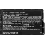 CoreParts MBXDE-BA0184 asendusaku Dell Latitude 12 7202 / 7202 Rugged Tabletile - 7.6V 3400mAh 25.84Wh Li-Ion 2-rakuline must