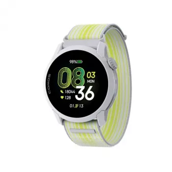 COROS PACE 4 GPS spordikell, nailonist rihm - valge