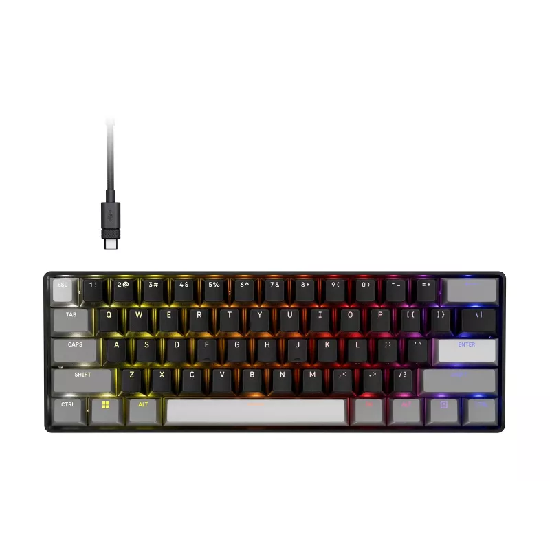 CORSAIR CLIPPER PRO MINI 60 Hall-efektiga mänguklaviatuur must