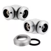 Corsair CX-9052021-WW kroomi reguleerimisvedelik messing 1/4 tolli 90 kraadi liitmik