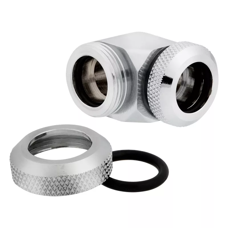 Corsair CX-9052021-WW kroomi reguleerimisvedelik messing 1/4 tolli 90 kraadi liitmik