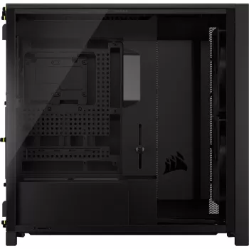Corsair FRAME 5000D WOOD RS Mid-Tower PC korpus, must/pähkel, E-ATX, ATX, Micro-ATX, Mini-ITX, teras/karastatud klaas/plast/pähklipuit, mängimiseks