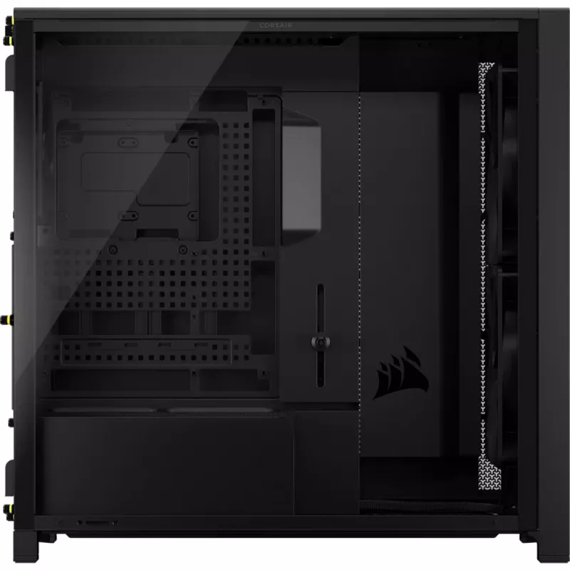 Corsair FRAME 5000D WOOD RS Mid-Tower PC korpus, must/pähkel, E-ATX, ATX, Micro-ATX, Mini-ITX, teras/karastatud klaas/plast/pähklipuit, mängimiseks