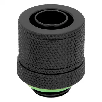 CORSAIR Hydro X Series XF kompressioonliitmik, sirge G1/4 tolline isane 13/10mm pehmele torule, must – 4-pack