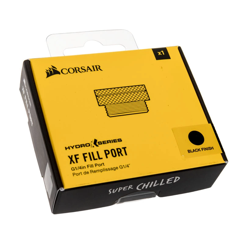 CORSAIR Hydro X Series XF täiteava G1/4 tolli sisemine keere - must