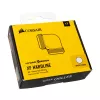 Corsair Hydro X Series XF Hardline 90° 14mm OD - Nurgeline kinnitusadapter vedelikjahutussüsteemile - Valge (2-pakk)