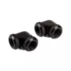 Corsair Hydro X Series XF Hardline Adapter 90 Degree 12mm AD to 12mm AD Hardtube, Pack of 2, Must