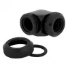Corsair Hydro X Series XF Hardline Adapter 90 Degree 12mm AD to 12mm AD Hardtube, Pack of 2, Must