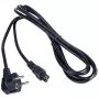 CP NB-10A toitekaabel Euro 3-pin C5 IEC 3m hübriidstandard C/E/F CEE 7/7 must