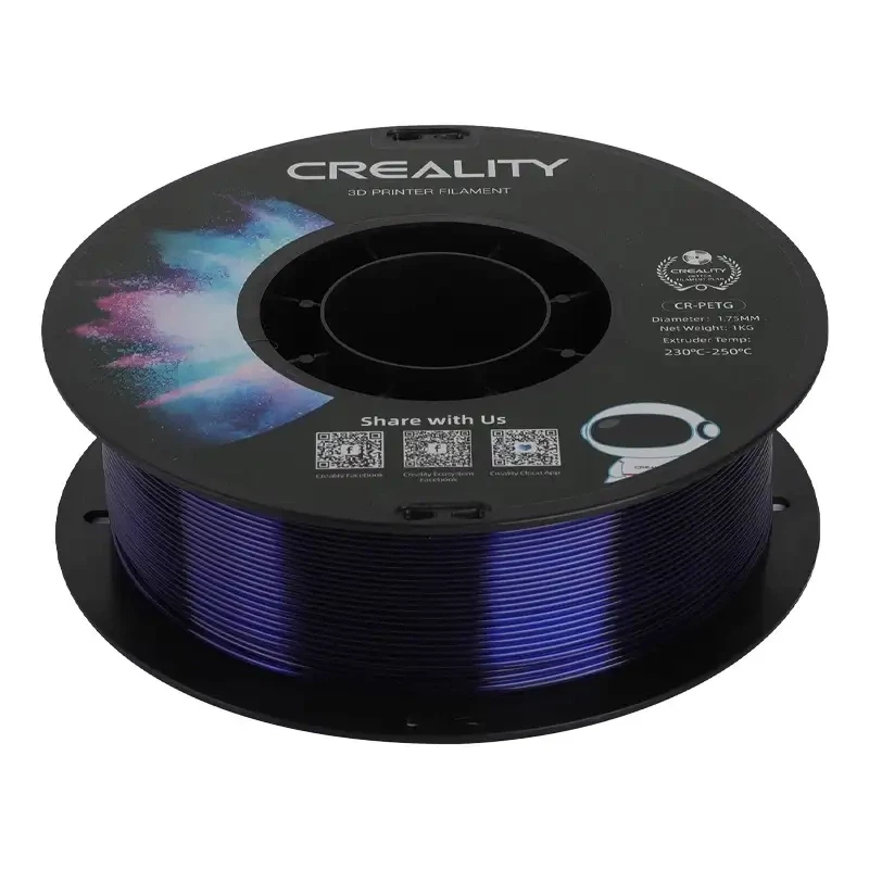 CR-PETG Filament Creality (Läbipaistev Sinine)