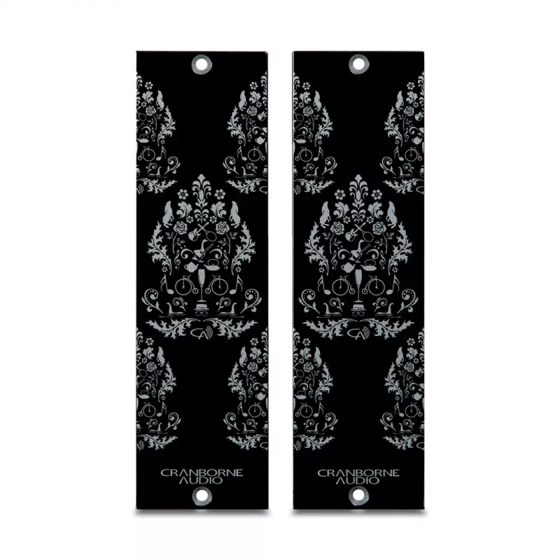 Cranborne Audio Vintage Accessory (Pair) - 19-tollised riiulikõrvad 500R8 ja 500ADAT jaoks, must, teras