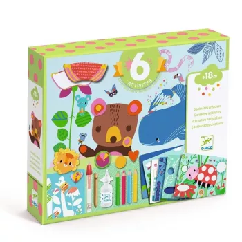 Creative Mouse and Friends Kollaažikomplekt Djeco