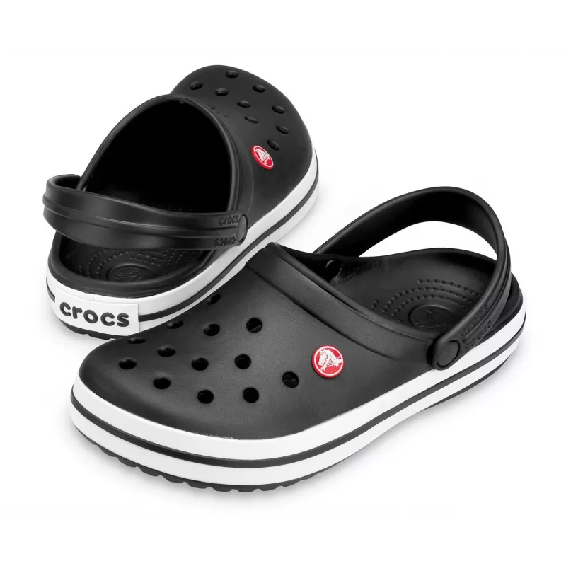 Crocs Crocband Sussid Unisex Must, Valge