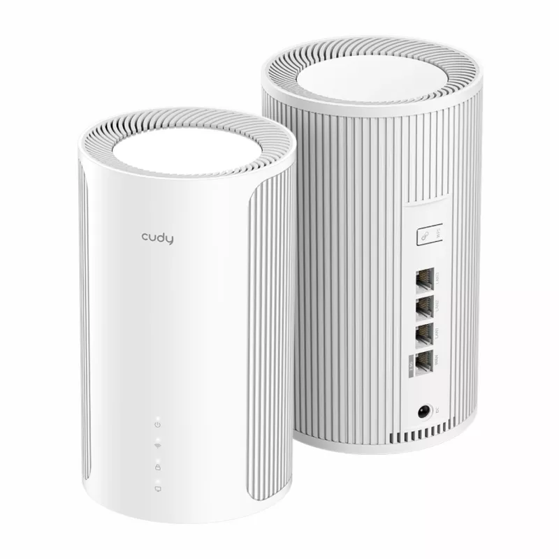 Cudy BE6500 2.5G Mesh Wi-Fi 7 süsteem – 2-pakk