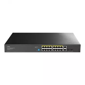 Cudy GS1018PS2 16-Port Gigabit PoE+ Switch with 2 Uplink Ports and 2 SFP Slots 200W