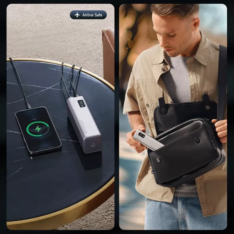 Cuktech CUKP200XGLGR 20000 mAh 100W Power Bank Hall