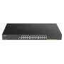 D-Link DGS-1250-28XMP 28-porti nutikas hallatav L3 Lite PoE+ gigabitine kommutaator 4x 10G SFP+ üleslingiga, 370W PoE eelarve, rack-kinnitatav