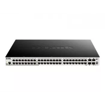 D-Link DGS-1510-52XMP 48-porti Gigabit stackitav nutikas hallatav PoE+ lüliti koos 4 x 10G SFP+