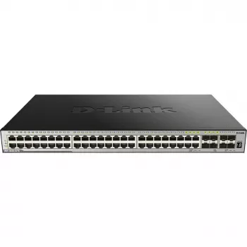 D-Link DGS-3630-52TC L3 hallatav virnastatav kommutaator - 48x Gigabit + 4x 10G SFP+, rackmount