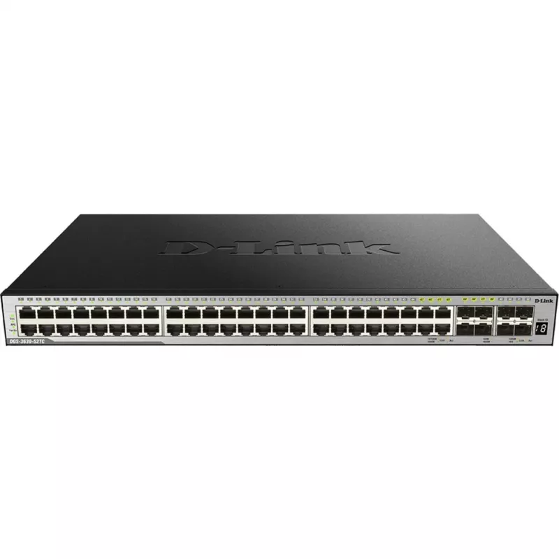 D-Link DGS-3630-52TC L3 hallatav virnastatav kommutaator - 48x Gigabit + 4x 10G SFP+, rackmount