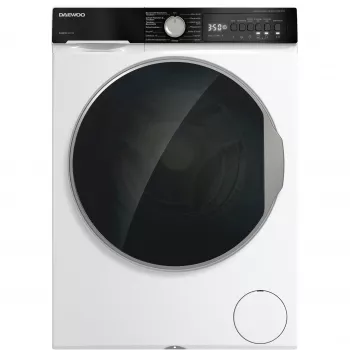 DAEWOO WD-FC85514W1A-DE Eestlaaditav pesumasin, 8 kg, 1400 p/min, valge/must