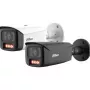 DAHUA 6MP Bullet IP Camera with Warm Light, Active Deterrence, 3.6mm Lens, IP67, Black