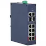 DAHUA CHS4212-8GT-110 Hallatav tööstuslik PoE-lüliti, 8 Gigabit-porti + 2 SFP, 110W