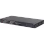 DAHUA CS4226-24ET-375 26-pordiline Layer 2+ haldatav PoE+ lüliti, 24 Gigabit PoE+ porti, 2 SFP üleslüli, 375W eelarve, ventilaatorita, riiulisse paigaldatav