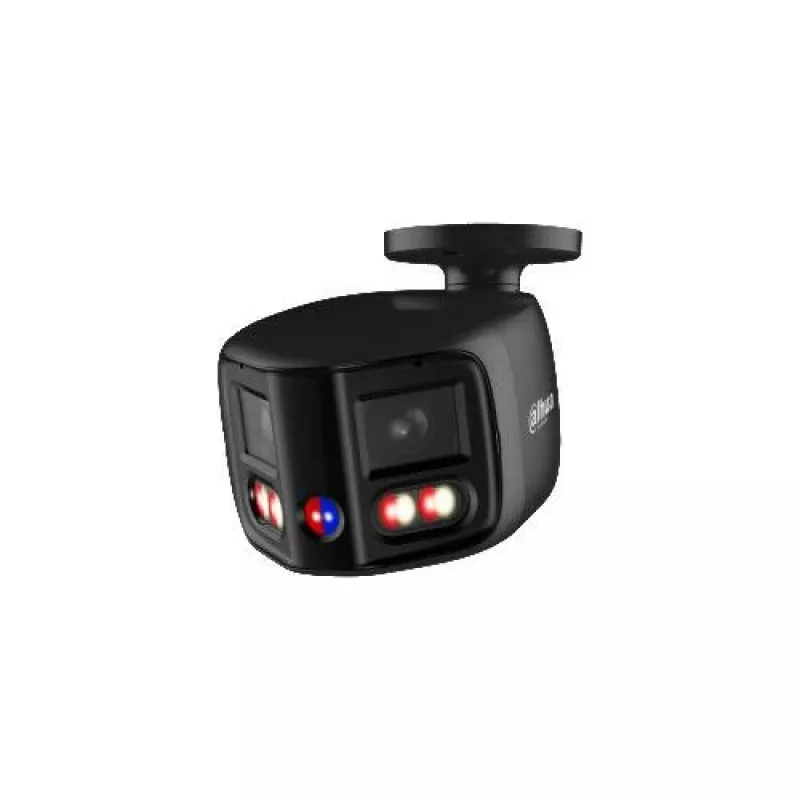 DAHUA IPC-PFW31259S-A180-E2-AS-PV-0280B-BLACK 5MP kahe objektiiviga panoraamne IP-kaamera aktiivse hoiatusega, must
