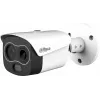 DAHUA TPC-BF1241-B3F4-DW-S8 Termokaamera bullet-tüüpi võrgukaamera, 256x192 termokaamera ja 4MP nähtav, 3.5mm/4mm, IP67, PoE