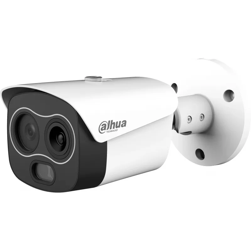 DAHUA TPC-BF1241-B3F4-DW-S8 Termokaamera bullet-tüüpi võrgukaamera, 256x192 termokaamera ja 4MP nähtav, 3.5mm/4mm, IP67, PoE