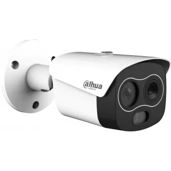DAHUA TPC-BF1241-B3F4-DW-S8 Termokaamera bullet-tüüpi võrgukaamera, 256x192 termokaamera ja 4MP nähtav, 3.5mm/4mm, IP67, PoE