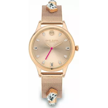 Daisy Dixon Naiste DD105RGM Kvarts Analoogkell 35mm Roosakuldne