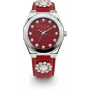 Daisy Dixon DD136PS naiste analoogkvartskell - 36mm roosakuldne korpus, roosa sihverplaat, roosa kunstnahast rihm
