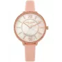 Daisy Dixon Women's Quartz Analog Watch DD088PRG - 36mm Rose Gold Dial, Pink Leather Strap