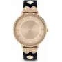 DAISY DIXON Naiste kvartskell DD107BRG - 35mm roosakuld ja pruun nahk