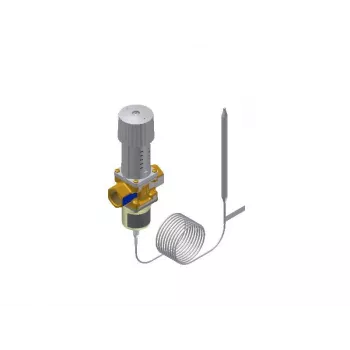 Danfoss 003N0043 Termostaatilise radiaatoriklapi korpus - sirge, nikkeldatud messing, 1/2 tolli