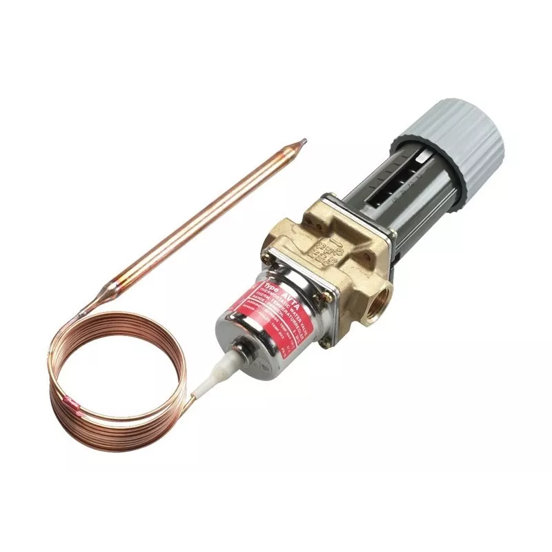 Danfoss 003N0043 Termostaatilise radiaatoriklapi korpus - sirge, nikkeldatud messing, 1/2 tolli