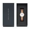DANIEL WELLINGTON Petite Lumine naiste käekell 28mm roosakuldne roostevaba teras valge pärlmutter sihverplaat