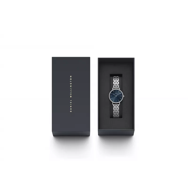 DANIEL WELLINGTON Petite Lumine naiste käekell 28mm hõbedane roostevaba teras DW00100664