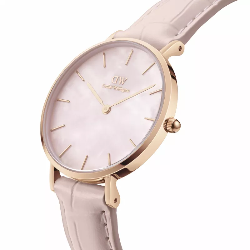 DANIEL WELLINGTON Petite Lumine naiste kell 32mm kahetooniline roosakuldne ja hõbedane roostevaba teras DW00100514