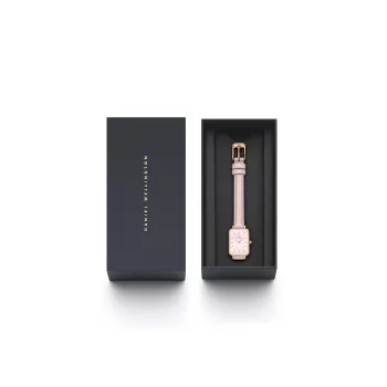DANIEL WELLINGTON Petite Lumine naiste kell DW00100636 20mm roosakuldse võrk-käevõruga