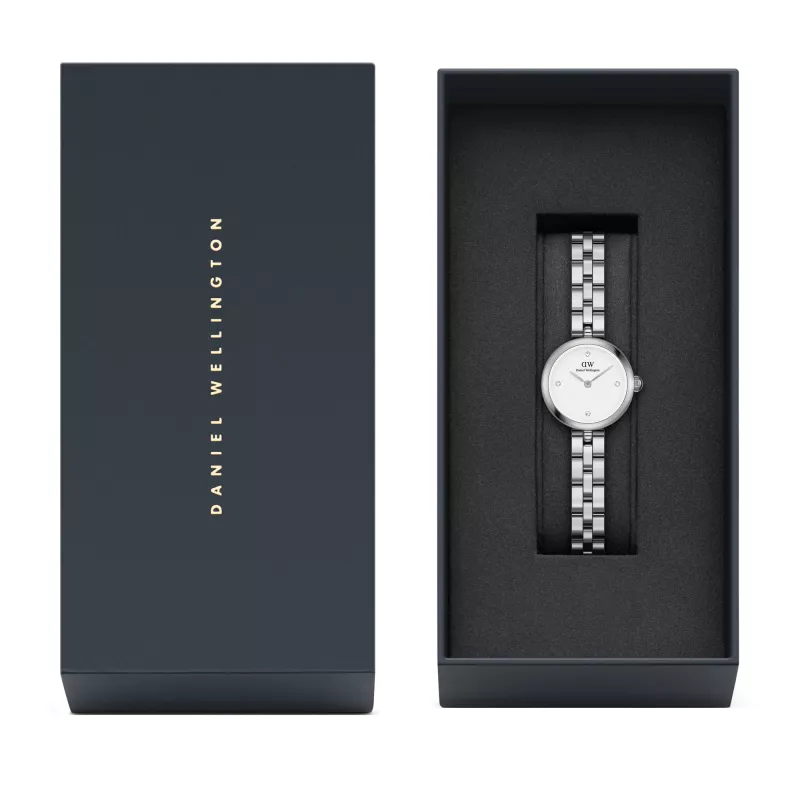 DANIEL WELLINGTON Petite Lumine naistekell DW00100716 22mm hõbedane roostevabast terasest võrkrihm