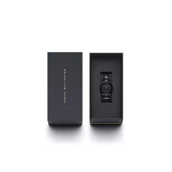 DANIEL WELLINGTON Petite Melrose naiste käekell 28mm roosakuldse võrgust rihmaga DW00100415