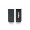 Daniel Wellington Quadro Mini Pressed Sheffield naiste kell DW00100719 - 22mm roosakuldne roostevabast terasest korpus, munakoorevalge sihverplaat, must Itaalia nahast rihm