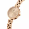 Daniel Wellington Quadro naiste käekell 22mm roosakuldne roostevabast terasest korpus musta nahast rihmaga DW00100720