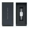DANIEL WELLINGTON Quadro naiste kell 26mm roosakuldne roostevaba teras must nahk DW00100690