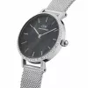 DANIEL WELLINGTON Quadro naiste kell 28mm roosakuldne roostevaba teras must nahk DW00100661