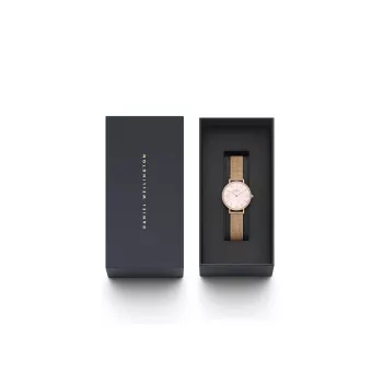DANIEL WELLINGTON Naiste Kell DW00100663 28mm Roosakuldne Roostevabast Terasest Võrk