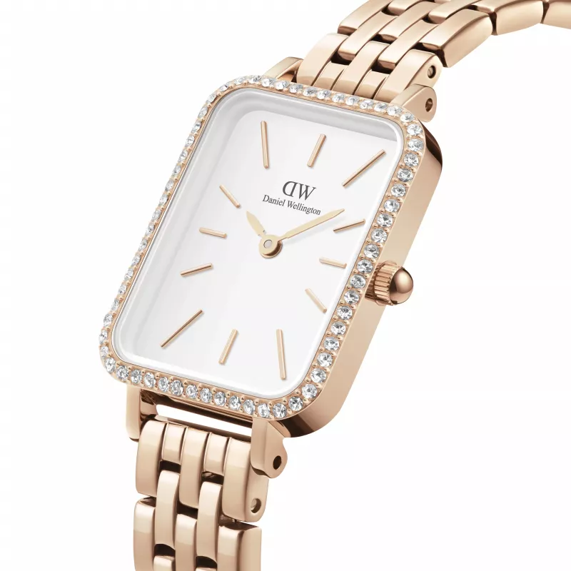 DANIEL WELLINGTON Naiste Kell DW00100672 20mm Roosakuldne Roostevabast Terasest Võrk